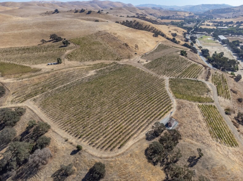 aerial image of property in san benito