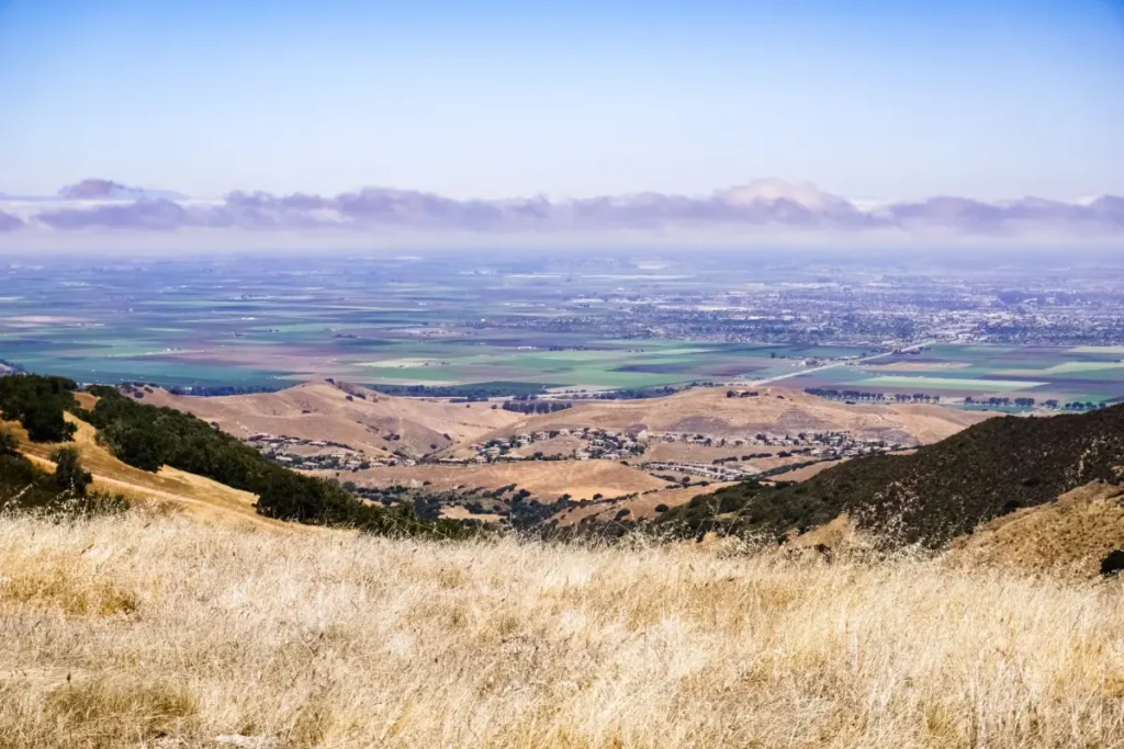 Views towards Salinas from Toro Park, California